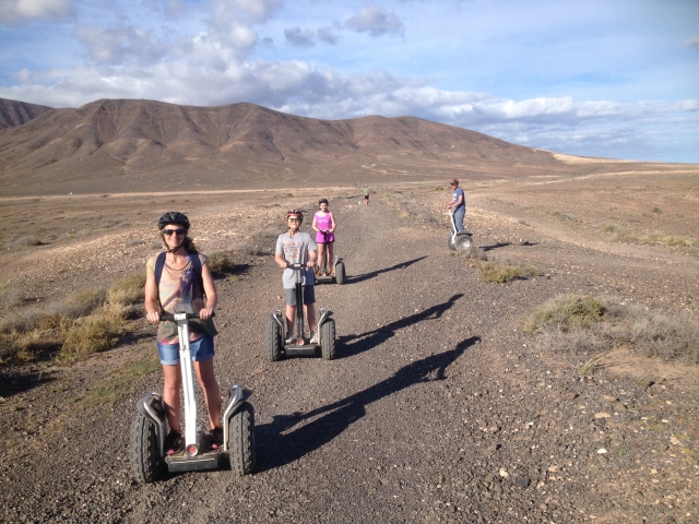 Paisajes de Lanzarole en segway