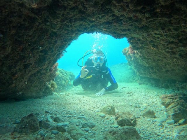 在塔拉戈纳潜水