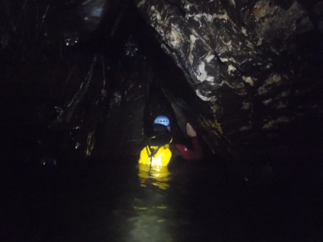  Through the cave