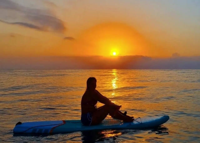 Relax haciendo SUP