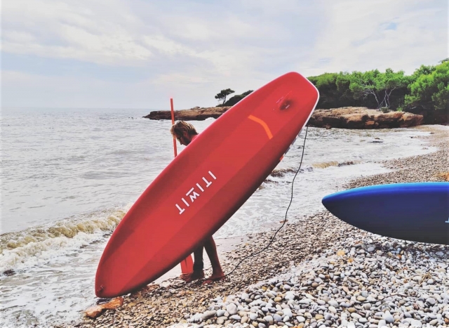 SUP en la playa