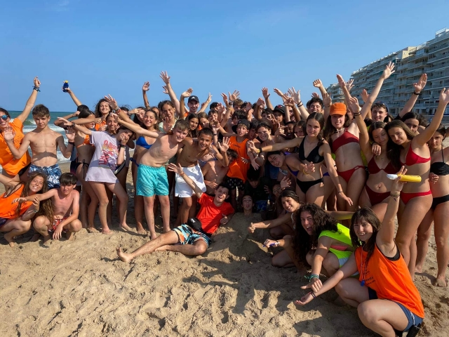 Nuestros campers disfrutando de las actividades multiaventura