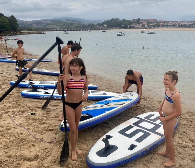 antes de practicar paddle board