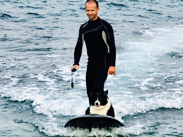  Fliteboard mit Ihrem Hund 