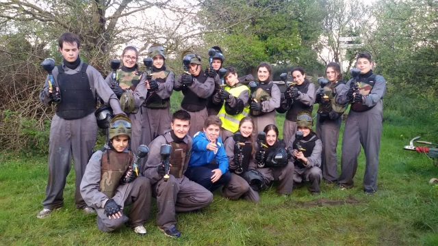 Paintball con 200 bolas