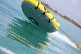 Montar en cama loca hinchable Costa del Sol