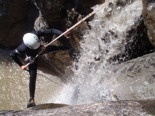  Rappelling technique 