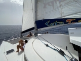 Pôr do sol em catamarã em Fuerteventura por 4h30m