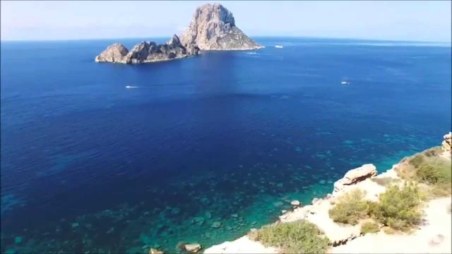  伊维萨岛的美丽风景