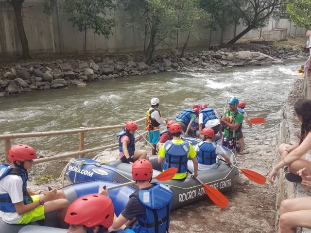  Iniziamo il rafting a Lleida 