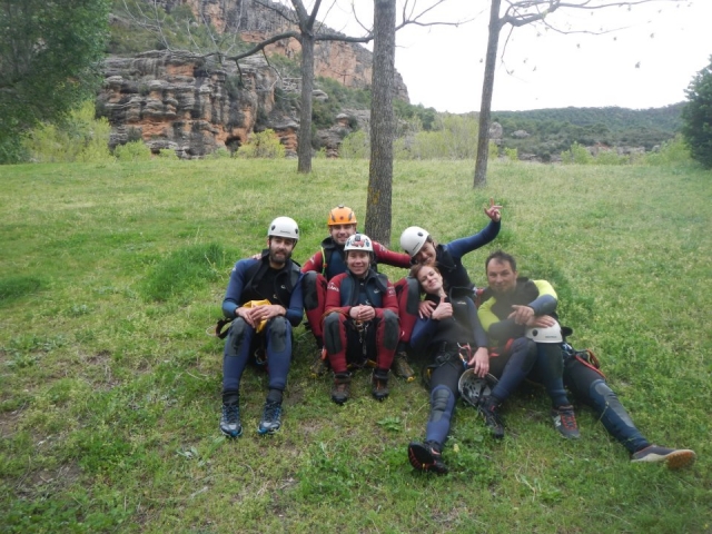 Día de barranquismo con amigos