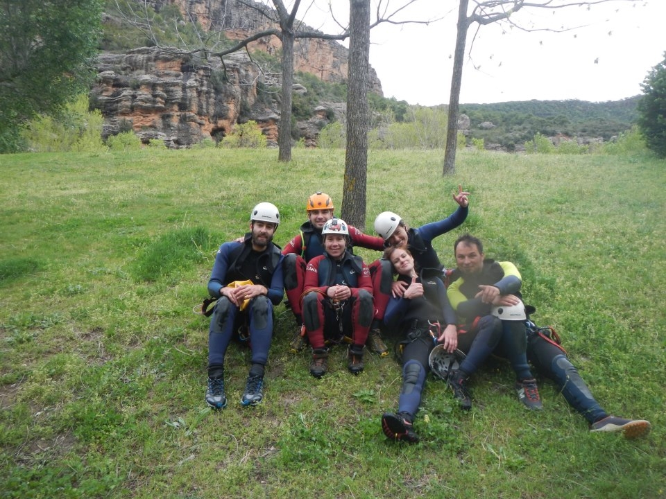 Día de barranquismo con amigos