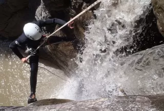 Livello esperto di canyoning a Gurp