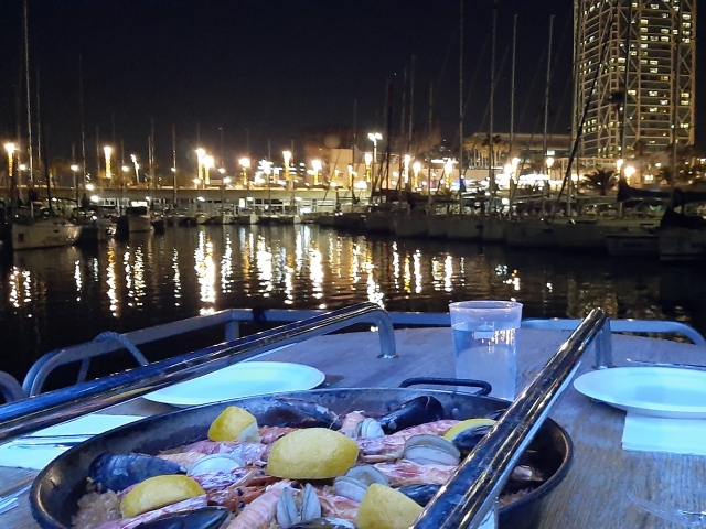  Cening paella in una sosta