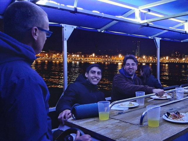  barca e cena a Valencia 