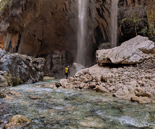 Paisaje de cascada