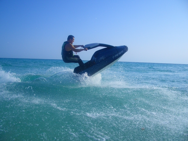  Pirouettes en jet ski