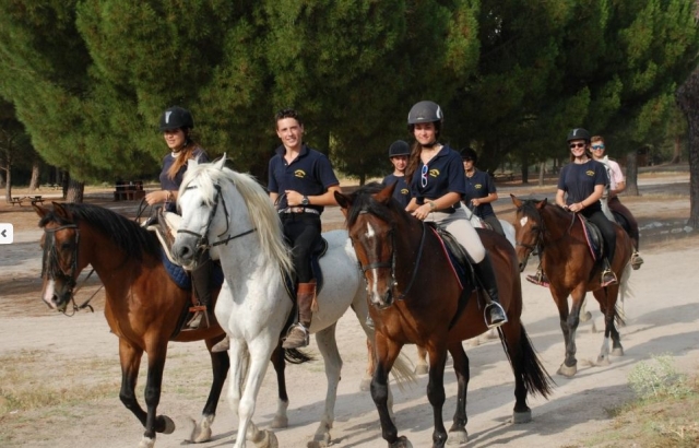 Horseback riding 