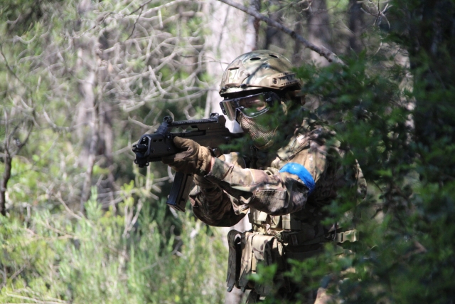 Joueur d'airsoft 