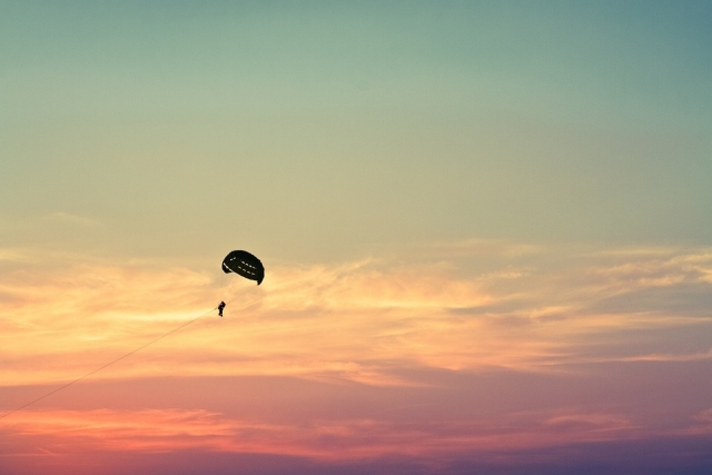  Gleitschirmfliegen und der Himmel