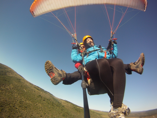  Two-seater flight near Madrid 