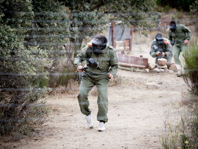 Partida de paintball en San Rafael