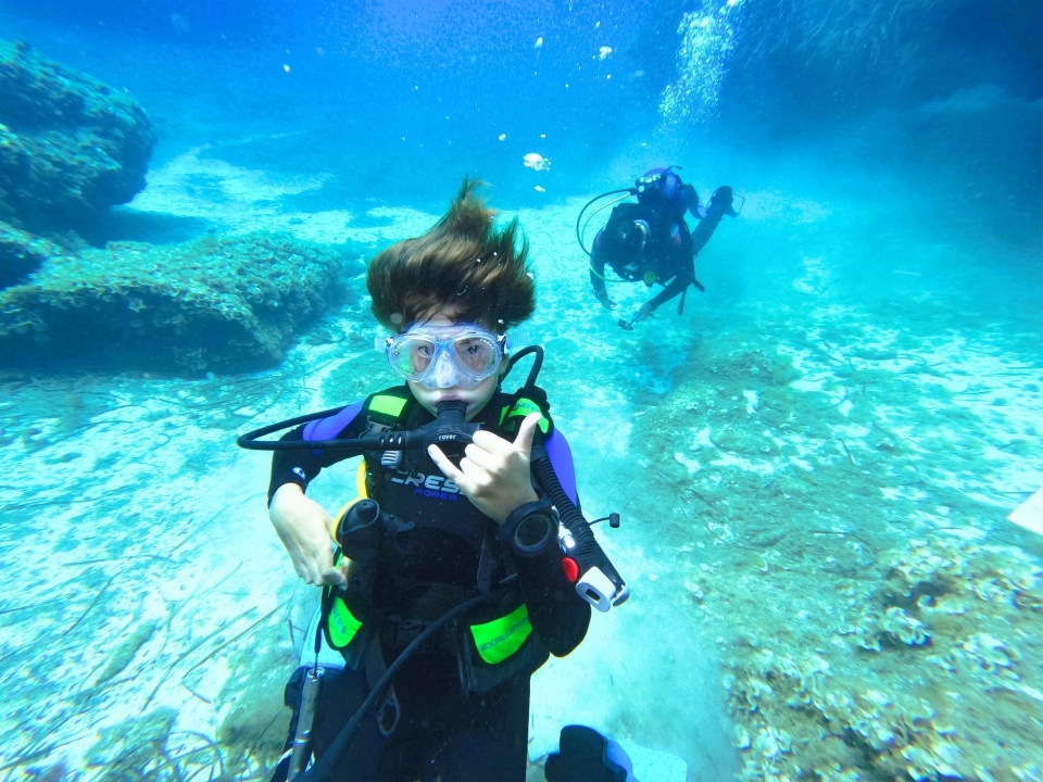 Experiência de mergulho na costa de Menorca 
