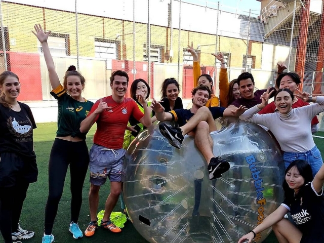  Bubble Football in Barcelona 