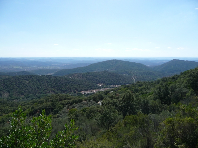 Vista de sierra de Aracena