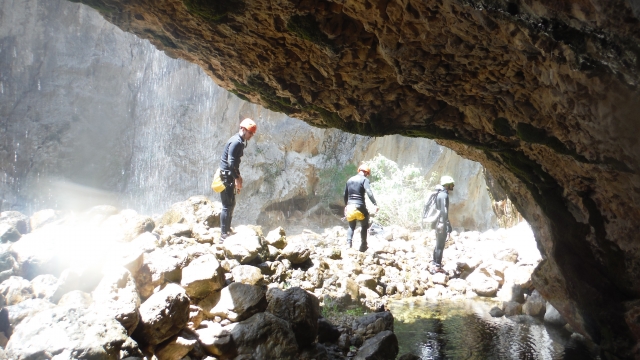  Cave in La Bolera ravine 
