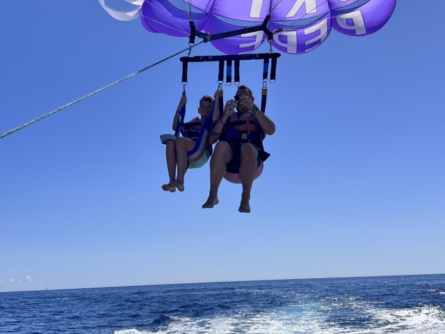 Vuelo de parasailing en Santa Euralia
