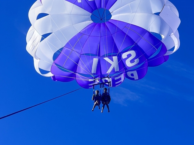 Experiencia aérea con su pareja