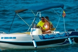 Alquiler barco sin titulación, Puerto Aguadulce 4h