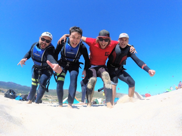 Selfie con kitesurf