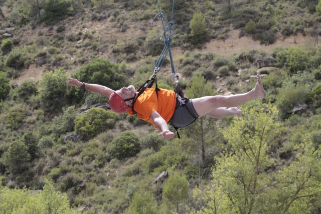  Bungee-Jumping im Murillo de Gállego 