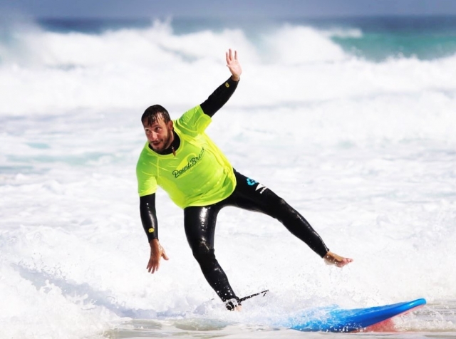 Aprendiendo a surfear