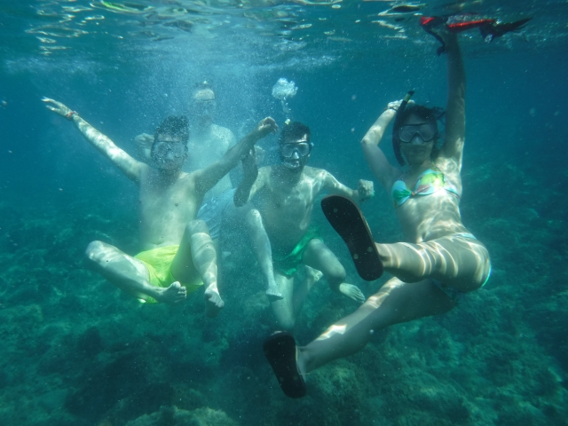 lo snorkeling sulla barriera corallina