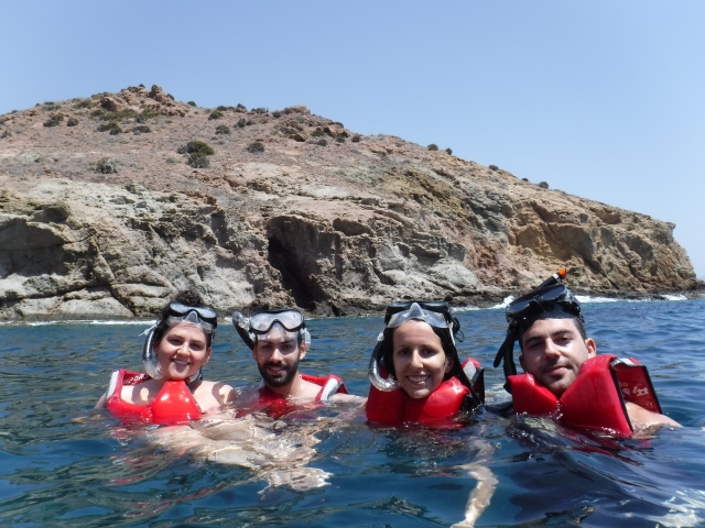  In the water 