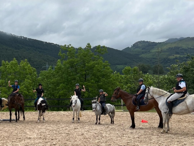 Campamento para montar a caballo