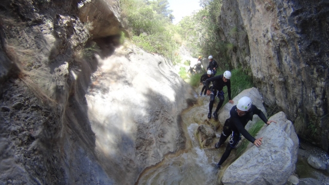 Descenso de barranquismo 