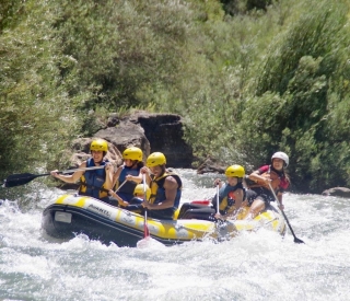 Rafting dans le Haut Guadalquivir, 4 heures, enfants