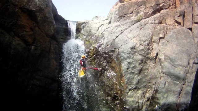 Barranco acuático en Jaén