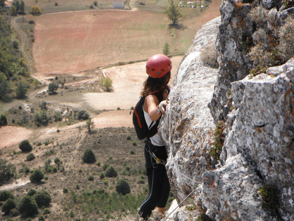 during the Ferrata during the Ferrata