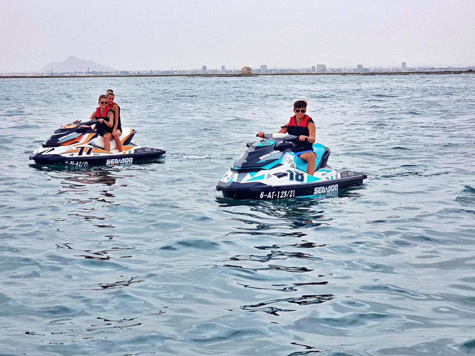 Motos de agua por el Mar Menor Motos de agua por el Mar Menor