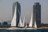 Régate de voiliers pour Team Building Barcelone