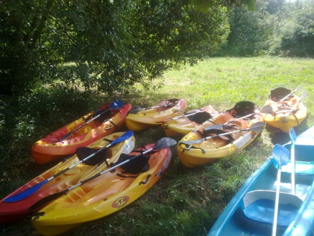 Kayak prima di partire 