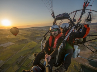 Gleichzeitige Paramotor + Video von Manacor, 25 Minuten