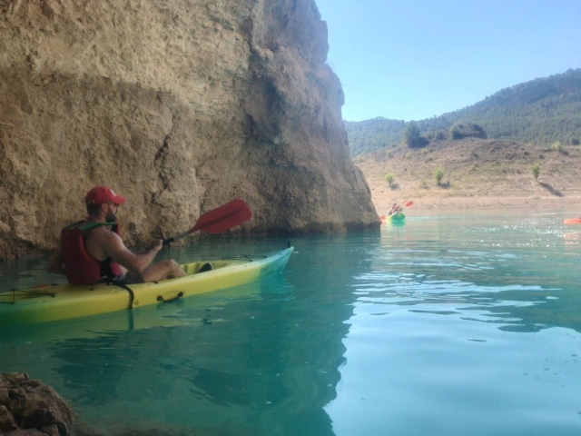 Kayak in Swamp of the Fuensanta 