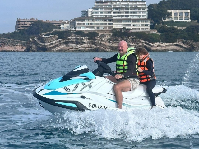  Adrenaline and lots of laughter on a jet ski 