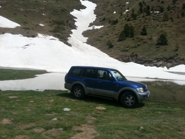 On the road in the off-road vehicle 